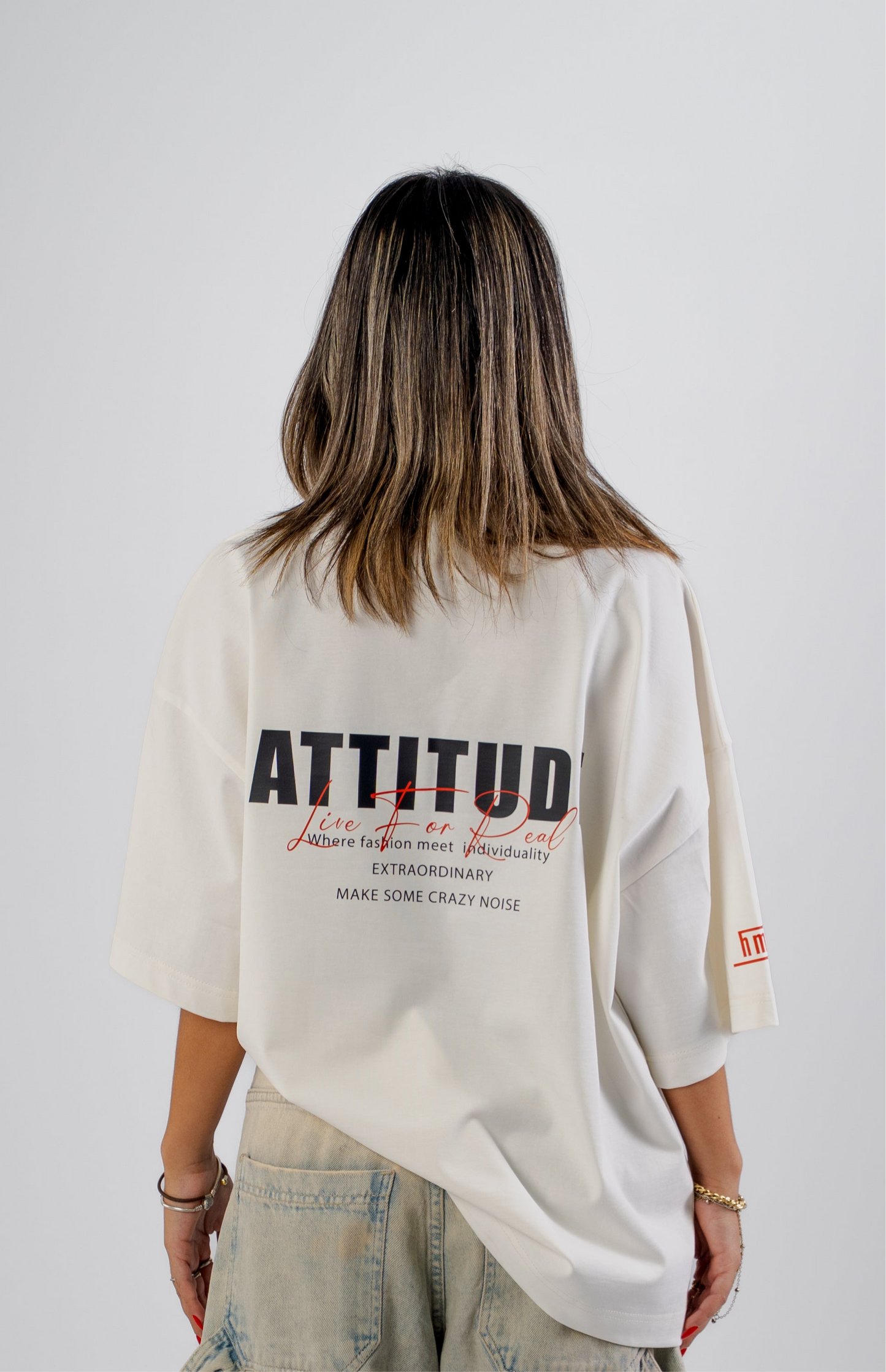 Offwhite Round Boxy Tee