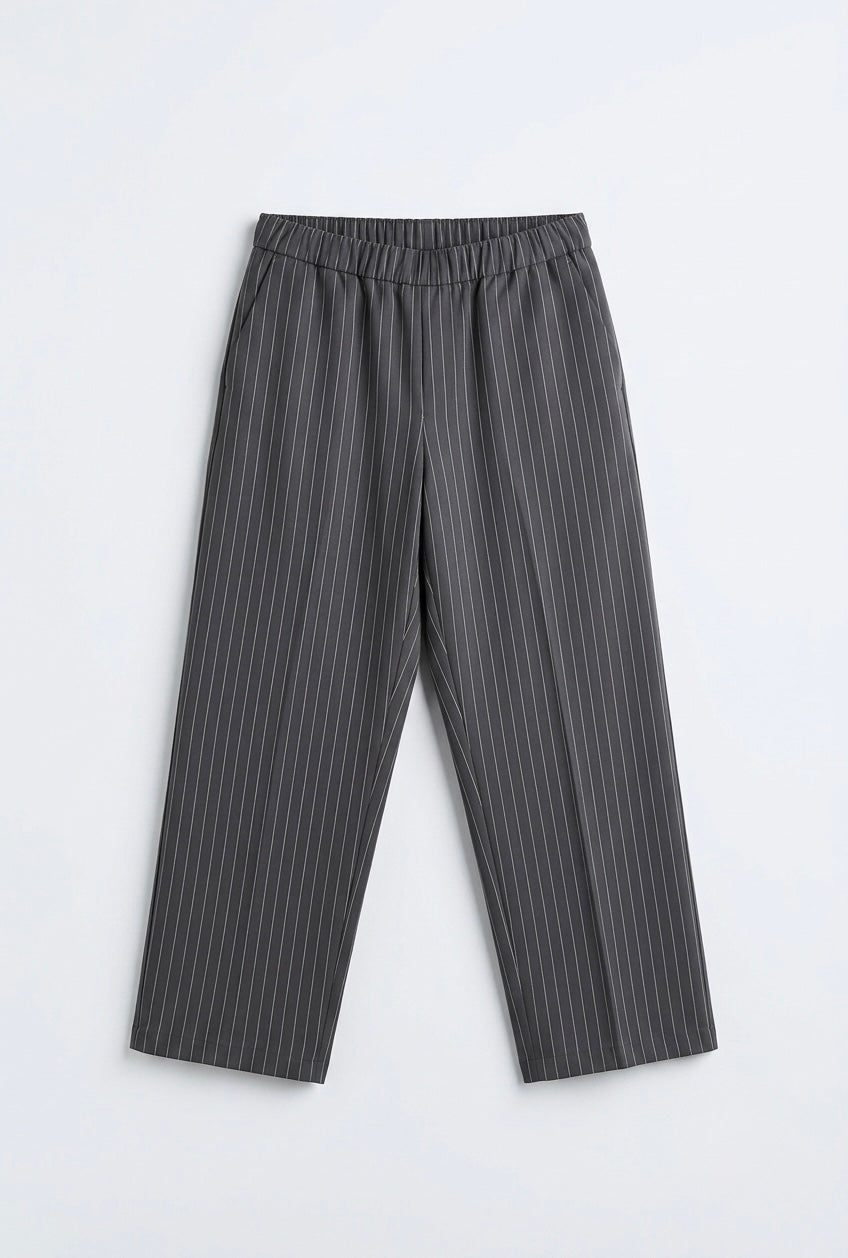 Striped gray pants