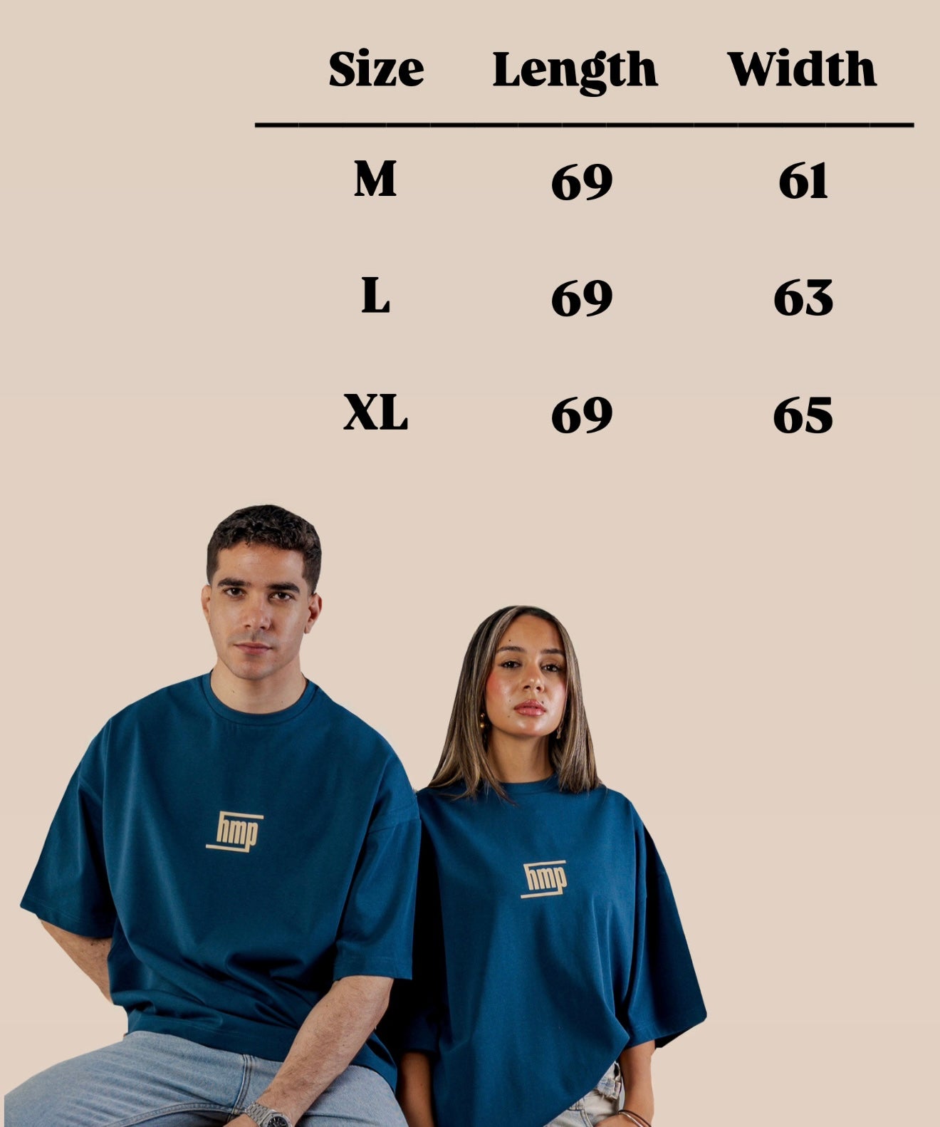 Navy Round Boxy Tee