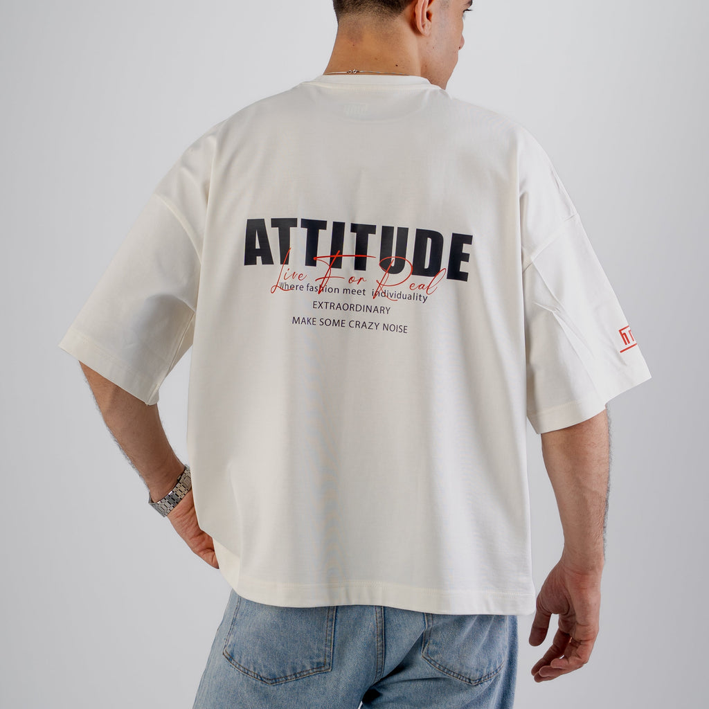 Offwhite Round Boxy Tee
