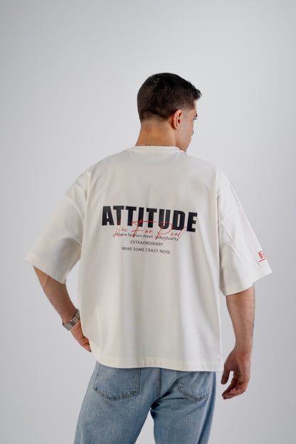 Offwhite Round Boxy Tee