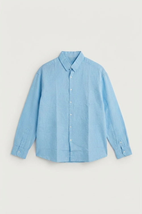 Babyblue linen shirt