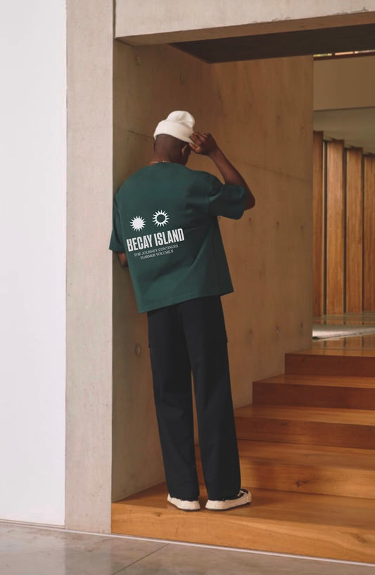 OLIVE ROUND BOXI TEE