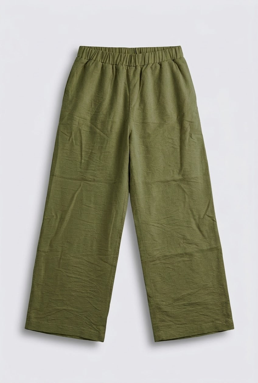 Olive linen sets