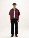 A Striped Linen boxy shirt
